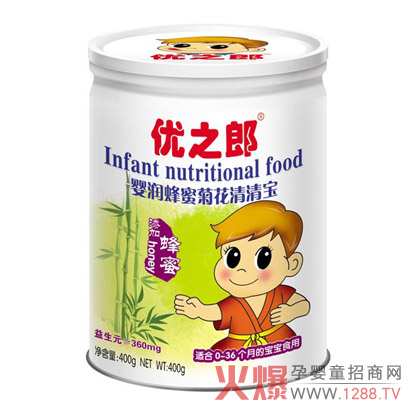 優(yōu)之郎嬰潤蜂蜜菊花清清寶提高寶寶免疫力