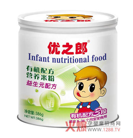 優(yōu)之郎益生元有機(jī)米粉促進(jìn)寶寶腸胃健康