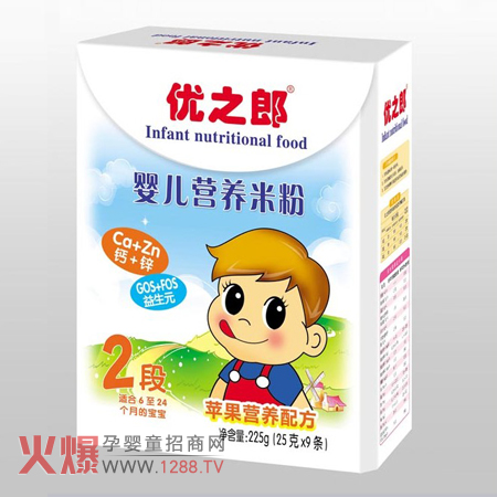 優(yōu)之郎蘋果配方營養(yǎng)米粉營養(yǎng)好味道