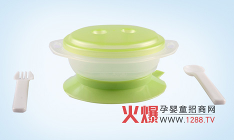 歐標魔術(shù)吸盤喂食碗 寶寶進餐好幫手
