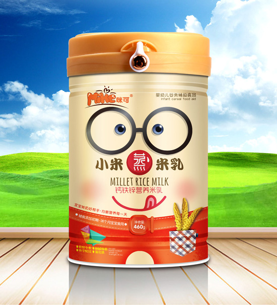  咪可鈣鐵鋅營養(yǎng)小米蒸米乳