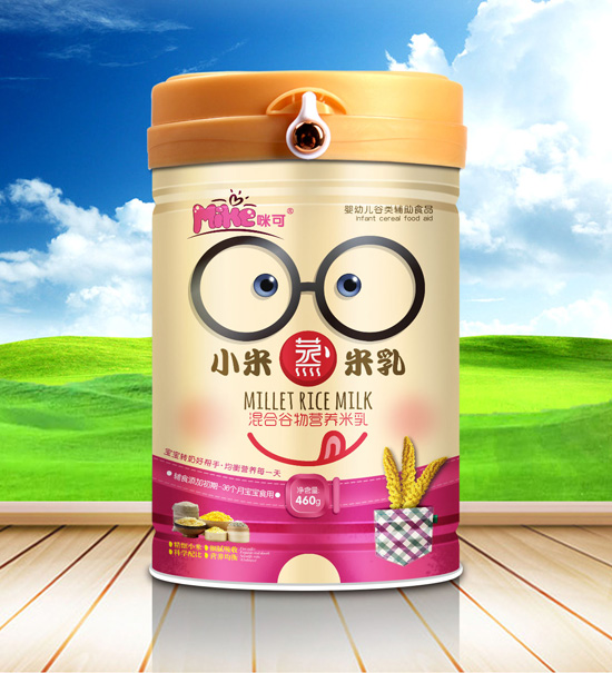  咪可混合谷物營養(yǎng)小米蒸米乳