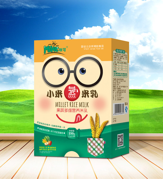  咪可果蔬多維營養(yǎng)小米蒸米乳盒裝
