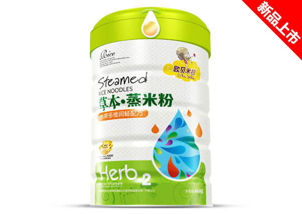   歐貝米拉草本蒸米粉鐵聽-水果多維潤(rùn)暢配方