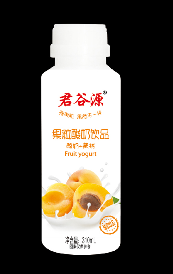 君谷源果粒酸奶飲品 酸奶+黃桃