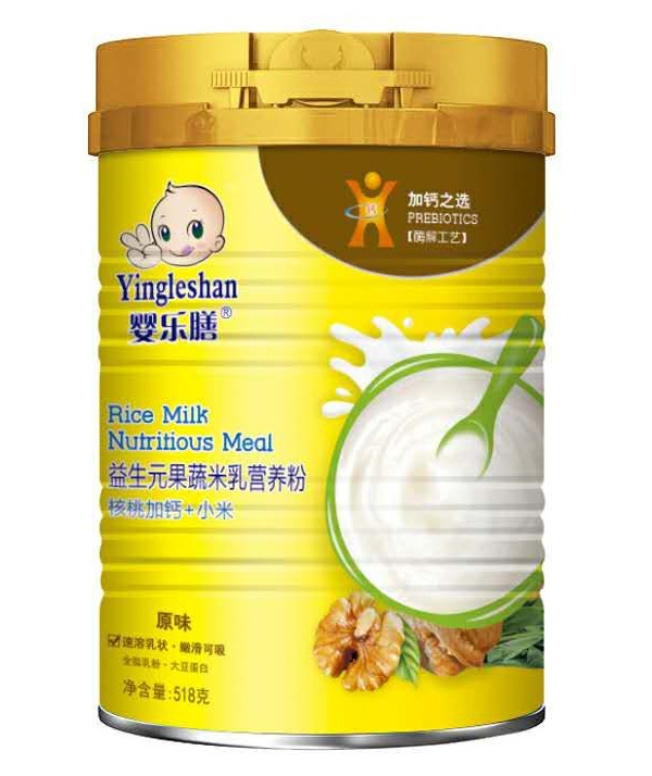    嬰樂膳益生元果蔬米乳營養(yǎng)粉原味 核桃加鈣+小米