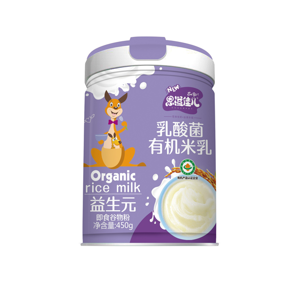  恩溢佳兒乳酸菌有機米乳 益生元 聽裝