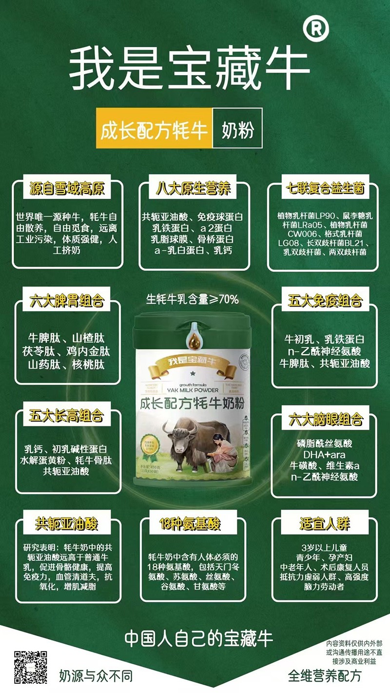   我是寶藏牛成長(zhǎng)配方牦牛奶粉海報(bào)02