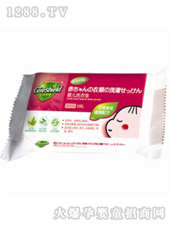 金盾康馨嬰兒洗衣皂荷花160g