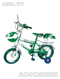 童星綠色童車JH1204