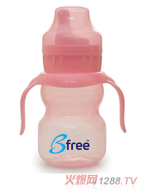 Bfree粉紅色雙柄易把握簡(jiǎn)易學(xué)飲杯200ml