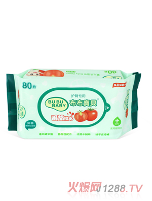 布布寶貝嬰兒高級(jí)版護(hù)臀(無蓋)柔濕巾80抽1包