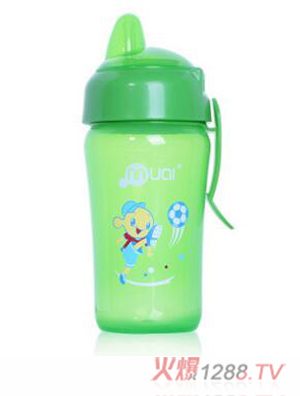 母愛活力寶寶運動鴨嘴學飲杯300ml 綠