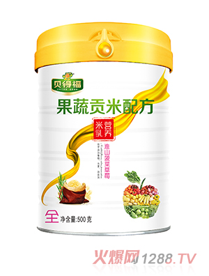貝得福果蔬貢米營養(yǎng)米乳淮山菠菜草莓配方