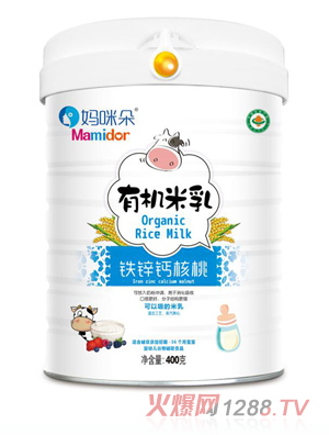 媽咪朵有機(jī)米乳鐵鋅鈣核桃