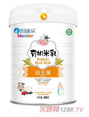 媽咪朵有機(jī)米乳-益生菌
