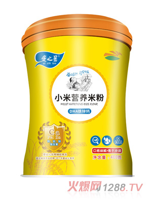 愛之藍(lán)小米營(yíng)養(yǎng)米粉DHA鈣鐵鋅