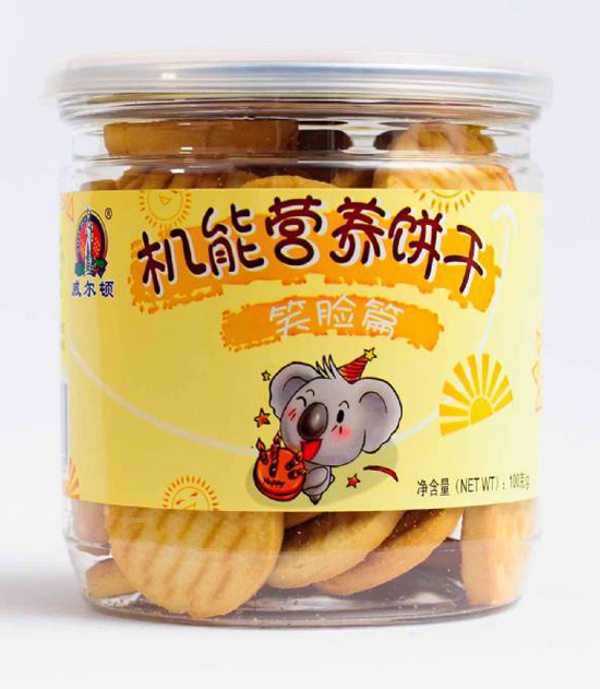   威爾頓膠罐機能餅干（笑臉篇）