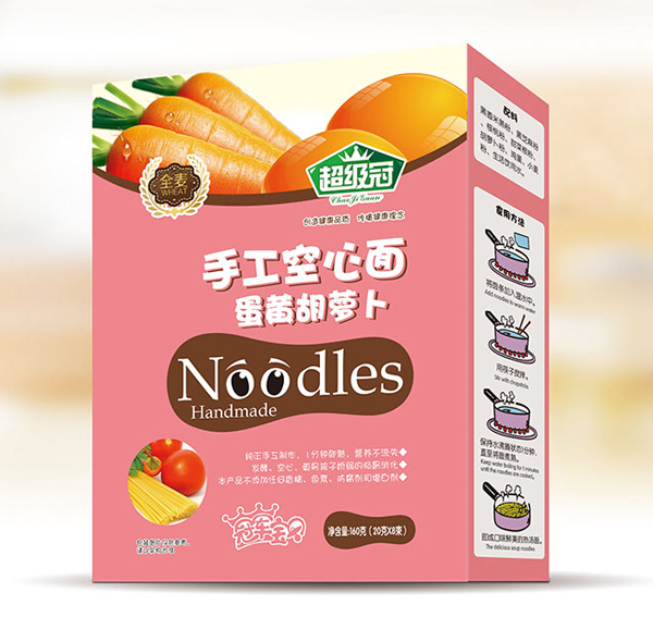   超級冠蛋黃胡蘿卜空心面