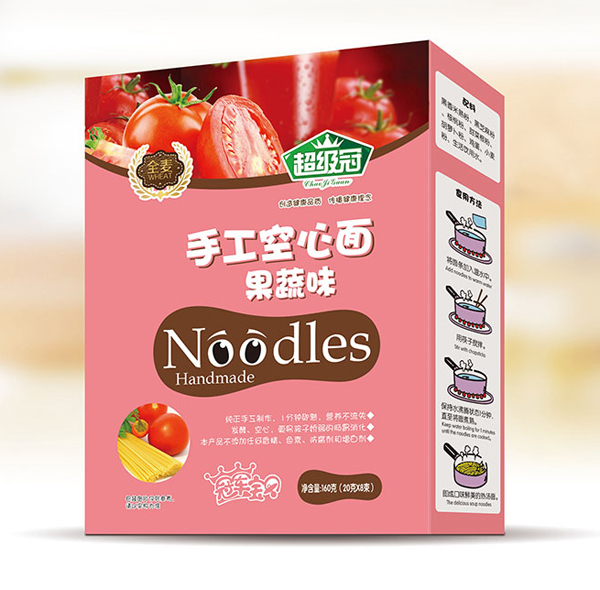   超級冠果蔬味空心面